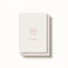 Load image into Gallery viewer, HBD Cake Premium Birthday Card
