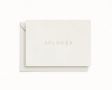 Load image into Gallery viewer, BELOVED Gold Foil Greeting Card
